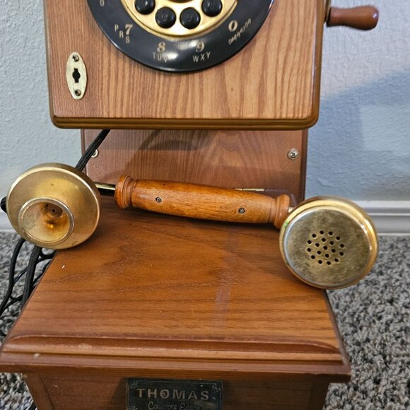 Thomas Collector's Edition Vintage Wall Phone 1927 Country Replica PP-9 - Picture 7 of 11